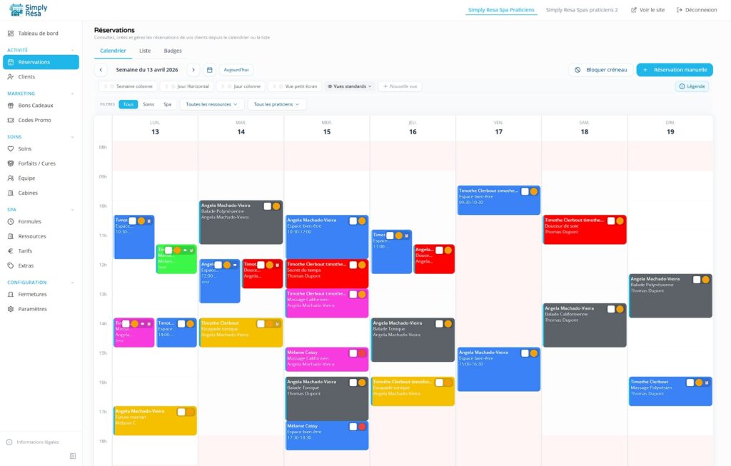 Calendrier gestion
