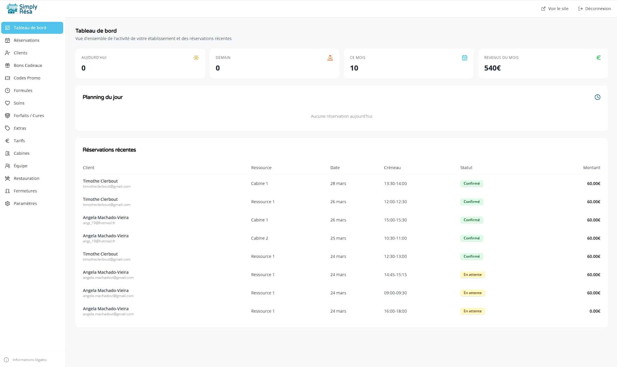 Logiciel de caisse et paiement physique