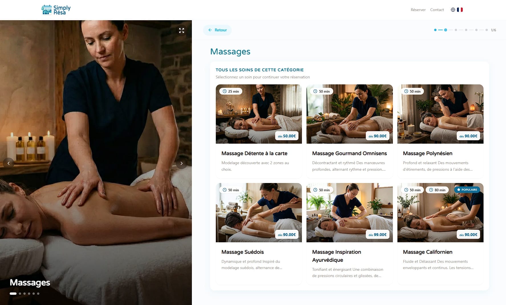 Tester Simply Spa soins